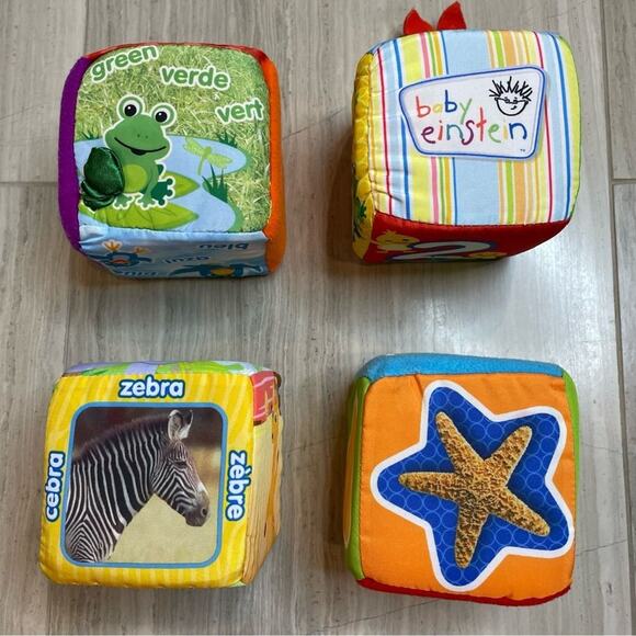 Lamaze Rings Baby Einstein Soft Blocks Stackable Development Toys Baby Lot of 2 - Picture 6 of 12